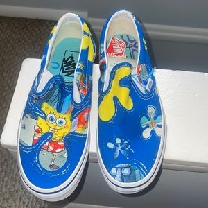 Spongebob Slip on Vans